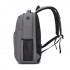 BPK2518 - Kono Laptop Backpack with 15.6" Laptop Compartment, Comfortable & Durable for Work and Business Trips - Grey