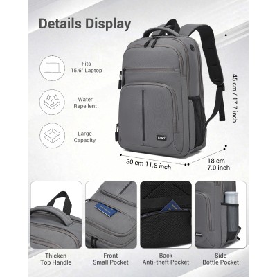 18 inch laptop backpack uk LOVEVOOK Large for Men Heavy Duty Backpack Big Travel Backpack Large Capacity Backpack with USB Port Waterproof for Business Work (18.4 inch,Black) : Electronics btL embraces the profound impact of travelventuring out beyond the familiar with accessories that inspire confidence and ease through quality and reliability BPK2518 - Kono Laptop Backpack