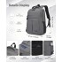 BPK2518 - Kono Laptop Backpack with 15.6" Laptop Compartment, Comfortable & Durable for Work and Business Trips - Grey
