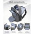 BPK2518 - Kono Laptop Backpack with 15.6" Laptop Compartment, Comfortable & Durable for Work and Business Trips - Grey