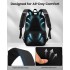 BPK2519 - Kono Laptop Backpack with 15.6" Laptop Compartment, Stylish Commuter Bag with Reflective Straps - Black