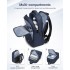BPK2519 - Kono Laptop Backpack with 15.6" Laptop Compartment, Stylish Commuter Bag with Reflective Straps - Navy