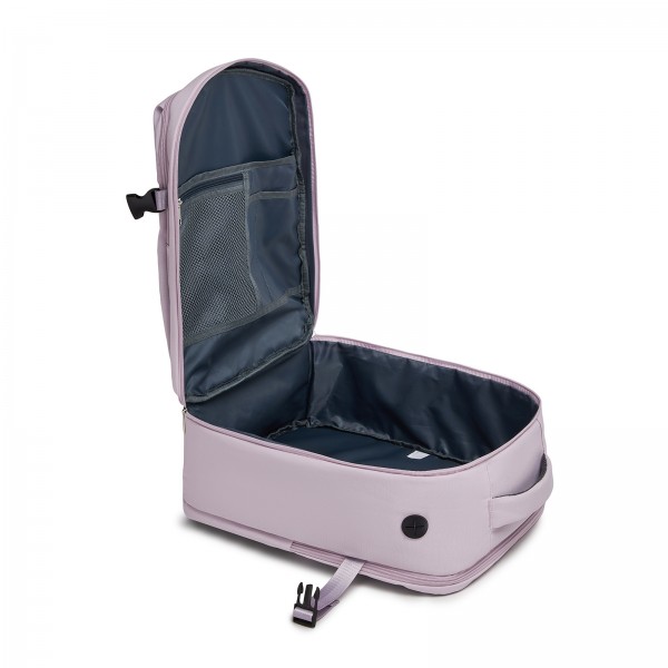 BPK2524 - Kono Geräumiger, organisierter Personal-Item-Rucksack (40×30×20) mit 15,6"-Laptopfach und Clamshell-Hauptfach - Lila