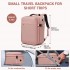 BPK2524 - Kono Spacious and Organised Personal-Item Backpack (40×30×20) with 15.6" Laptop Sleeve, Clamshell Main - Pink