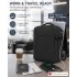 BPK2524L- Kono Verbesserter großer Kabinenrucksack, 32 L, Rucksack für 17,3-Zoll-Laptops mit atmungsaktiven druckentlastenden Gurten und Koffer-Trolleygurt für Geschäftsreisen – Schwarz