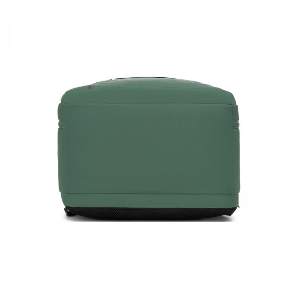 BPK2524L- Kono Verbesserter großer Kabinenrucksack, 32 L, Rucksack für 17,3-Zoll-Laptops mit atmungsaktiven druckentlastenden Gurten und Koffer-Trolleygurt für Geschäftsreisen – Grün