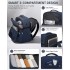 BPK2524L- Kono Verbesserter großer Kabinenrucksack, 32 L, Rucksack für 17,3-Zoll-Laptops mit atmungsaktiven druckentlastenden Gurten und Koffer-Trolleygurt für Geschäftsreisen – Marineblau