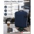 BPK2524L- Kono Verbesserter großer Kabinenrucksack, 32 L, Rucksack für 17,3-Zoll-Laptops mit atmungsaktiven druckentlastenden Gurten und Koffer-Trolleygurt für Geschäftsreisen – Marineblau