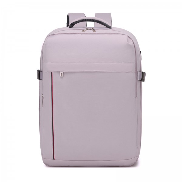 BPK2524L- Kono Verbesserter großer Kabinenrucksack, 32 L, Rucksack für 17,3-Zoll-Laptops mit atmungsaktiven druckentlastenden Gurten und Koffer-Trolleygurt für Geschäftsreisen – Lila