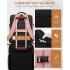 BPK2524L- Kono Verbesserter großer Kabinenrucksack, 32 L, Rucksack für 17,3-Zoll-Laptops mit atmungsaktiven druckentlastenden Gurten und Koffer-Trolleygurt für Geschäftsreisen – Rosa