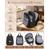 BPK2527 - Kono Functional Water-Resistant Laptop Backpack, Trendy Design with Padded Sleeve and Multiple Practical Compartments - Black