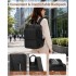 BPK2527 - Kono Functional Water-Resistant Laptop Backpack, Trendy Design with Padded Sleeve and Multiple Practical Compartments - Black