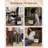 BPK2527 - Kono Funktioneller wasserabweisender Laptop-Rucksack, trendiges Design mit gepolstertem Fach und mehreren praktischen Fächern - Schwarz und Beige