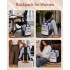 BPK2527 - Kono Functional Water-Resistant Laptop Backpack, Trendy Design with Padded Sleeve and Multiple Practical Compartments - Purple and Beige