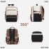 BPK2529 - Kono Compact 15.6" Laptop Travel Backpack - 40x30x20cm, Fits Under Seat Storage, with Trolley Sleeve - Beige and Black BPK2529 - Kono Compact 15.6" Laptop Travel Backpack - 40x30x20cm, Fits Under Seat Storage, with Trolley Sleeve - Beige and Black