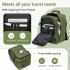 BPK2551 - Kono Flexible Cabin Backpack 30×20×40-Fits 15.6" Laptop, Clamshell Access-Great for Holidays, Work Trips & Commuting - Green