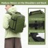 BPK2551 - Kono Flexible Cabin Backpack 30×20×40-Fits 15.6" Laptop, Clamshell Access-Great for Holidays, Work Trips & Commuting - Green