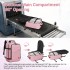 BPK2551 - Kono Flexibler Kabinen-Rucksack 30×20×40 – für 15,6"-Laptop, Koffer-Öffnung – perfekt für Urlaub, Geschäftsreisen & Pendeln – Rosa