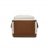 BPK2601- Kono Kabinen-Reiserucksack 40×20×30 cm – Wasserabweisend, Mehrere Fächer, Gepolstertes Laptopfach, Diebstahlsicher, Handgepäck-Tasche - Beige und Braun