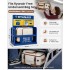 BPK2601- Kono Cabin Travel Backpack 40×20×30 cm – Water-Resistant, Multi-Compartment, Padded Laptop, Anti-Theft, Carry-On Tote - Beige and Brown