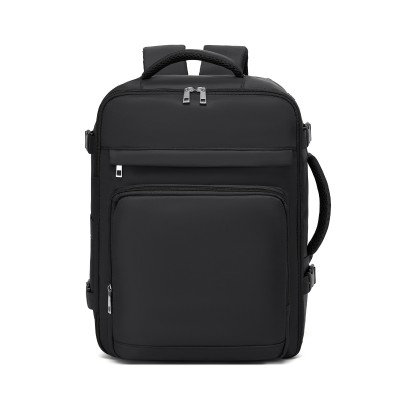 BPK2601- Kono Kabinen-Reiserucksack 402030 cm  Wasserabweisend, Mehrere  Fcher, Gepolstertes Laptopfach, Diebstahlsicher, Handgepck-Tasche -  Schwarz