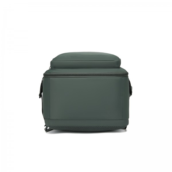 BPK2601- Kono Kabinen-Reiserucksack 40×20×30 cm – Wasserabweisend, Mehrere Fächer, Gepolstertes Laptopfach, Diebstahlsicher, Handgepäck-Tasche - Grün