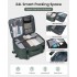 BPK2601- Kono Cabin Travel Backpack 40×20×30 cm – Water-Resistant, Multi-Compartment, Padded Laptop, Anti-Theft, Carry-On Tote - Green