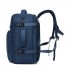 BPK2601- Kono Kabinen-Reiserucksack 40×20×30 cm – Wasserabweisend, Mehrere Fächer, Gepolstertes Laptopfach, Diebstahlsicher, Handgepäck-Tasche - Marineblau