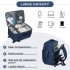 BPK2601- Kono Kabinen-Reiserucksack 40×20×30 cm – Wasserabweisend, Mehrere Fächer, Gepolstertes Laptopfach, Diebstahlsicher, Handgepäck-Tasche - Marineblau