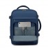 BPK2601- Kono Kabinen-Reiserucksack 40×20×30 cm – Wasserabweisend, Mehrere Fächer, Gepolstertes Laptopfach, Diebstahlsicher, Handgepäck-Tasche - Marineblau