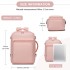 BPK2601- Kono Kabinen-Reiserucksack 40×20×30 cm – Wasserabweisend, Mehrere Fächer, Gepolstertes Laptopfach, Diebstahlsicher, Handgepäck-Tasche - Rosa