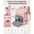 BPK2601- Kono Cabin Travel Backpack 40×20×30 cm – Water-Resistant, Multi-Compartment, Padded Laptop, Anti-Theft, Carry-On Tote - Pink