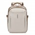 BPK2602- Kono Cabin Approved Carry On Backpack 40×30×20cm, Water Resistant 15.6 Inch Laptop Travel Rucksack with Dry-wet Separation Pouch - Beige and Brown