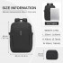 BPK2602- Kono Cabin Approved Carry On Backpack 40×30×20cm, Water Resistant 15.6 Inch Laptop Travel Rucksack with Dry-wet Separation Pouch - Black