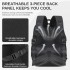 BPK2602- Kono Cabin Approved Carry On Backpack 40×30×20cm, Water Resistant 15.6 Inch Laptop Travel Rucksack with Dry-wet Separation Pouch - Black