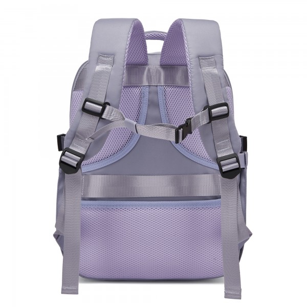 BPK2602- Kono Cabin Approved Carry On Backpack 40×30×20cm, Water Resistant 15.6 Inch Laptop Travel Rucksack with Dry-wet Separation Pouch - Purple