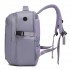 BPK2602- Kono Cabin Approved Carry On Backpack 40×30×20cm, Water Resistant 15.6 Inch Laptop Travel Rucksack with Dry-wet Separation Pouch - Purple