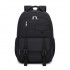 BPK2605 - KONO Durable Water-Resistant Kids Backpack with Padded Laptop Sleeve and Multi-Pocket Organization for School - Black