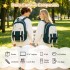 BPK2605 - KONO Durable Water-Resistant Kids Backpack with Padded Laptop Sleeve and Multi-Pocket Organization for School - Green and Beige