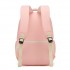 BPK2605 - KONO Durable Water-Resistant Kids Backpack with Padded Laptop Sleeve and Multi-Pocket Organization for School - Pink and Beige