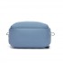 BPK2606 - KONO Stylish Solid-Color Casual Backpack for School and Weekend Trips with Multi-Pocket Storage - Blue