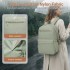 BPK2606 - KONO Stylish Solid-Color Casual Backpack for School and Weekend Trips with Multi-Pocket Storage - Green