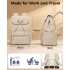 BPK2626 - Kono 23L Reise-Laptop-Rucksack, wasserabweisender Nylon-Rucksack, passend für 15,6-Zoll-Notebook für Arbeit, Schule und Wochenendreise - Beige