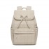 BPK2626 - Kono 23L Reise-Laptop-Rucksack, wasserabweisender Nylon-Rucksack, passend für 15,6-Zoll-Notebook für Arbeit, Schule und Wochenendreise - Beige