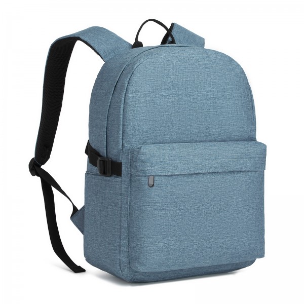 E1930 - Kono Durable Polyester Everyday Backpack With Sleek Design - Blue