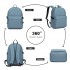 E1930 - Kono Durable Polyester Everyday Backpack With Sleek Design - Blue