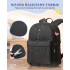 E1930 - Kono Durable Polyester Everyday Backpack With Sleek Design - Black