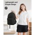 E1930 - Kono Durable Polyester Everyday Backpack With Sleek Design - Black