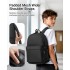 E1930 - Kono Durable Polyester Everyday Backpack With Sleek Design - Black