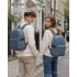 E1930 - Kono Langlebiger Polyester Alltagsrucksack mit Schlankem Design - Marineblau